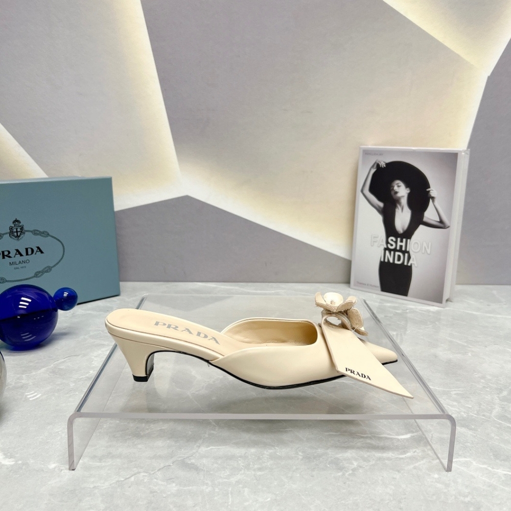 Prada Pointed Toe Mule Shoes - Picture 6 of 6